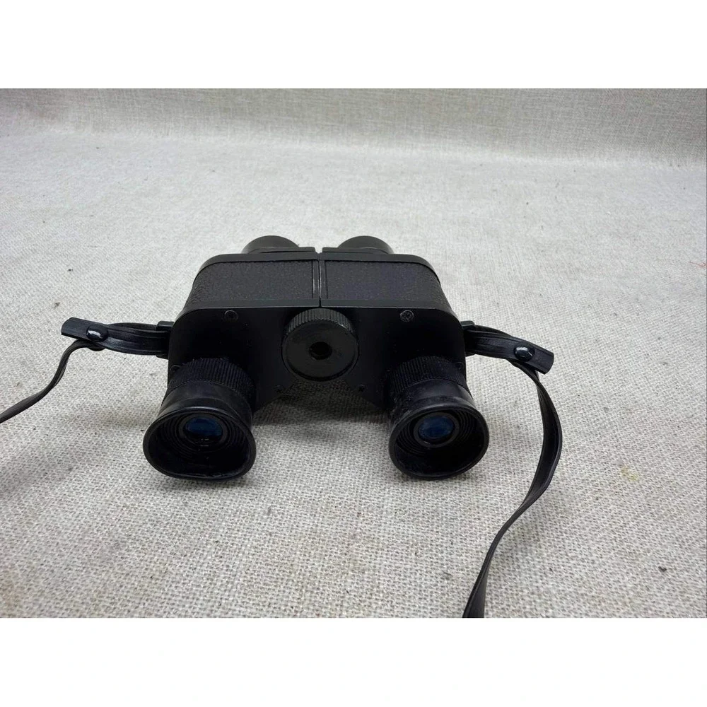 Bushnell Vintage Binoculars Black Made in Japan with Carrying Case and Strap